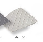 Dalles podotactiles "Accessdal" polyuréthane, 840x420mm gris clair
