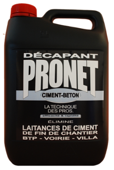 Décapant Ciment Béton Laitance 5L