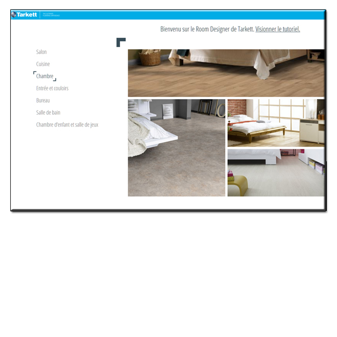 Cliquez ici pour accéder au simulateur Tarkett