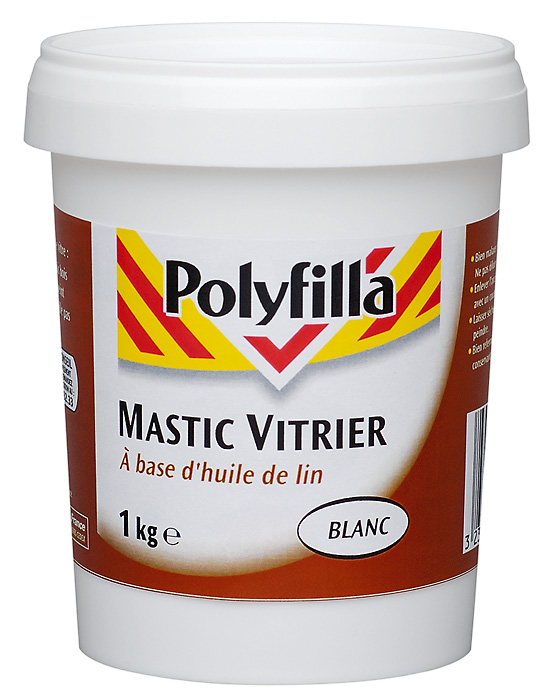 Mastic Vitrier Blanc 1 kg