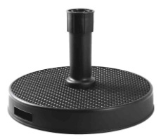 Pied parasol béton décor tressé 27 kg