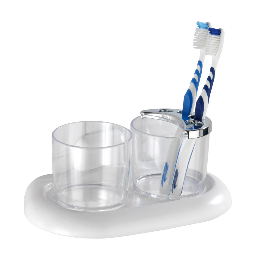 Verre à dents et porte-brosse à dents Pure