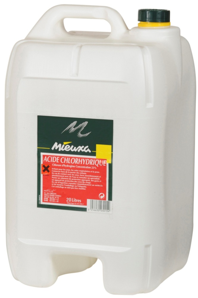 Acide Chlorhydrique 23% 20L