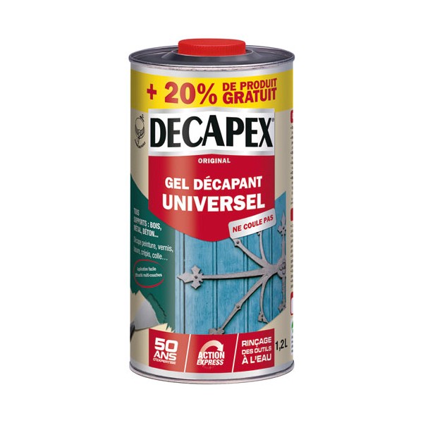 Décapant universel en gel 1L+0.2L gratuit