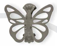 Embrasse clip Papillon lin, par 2 pièces.