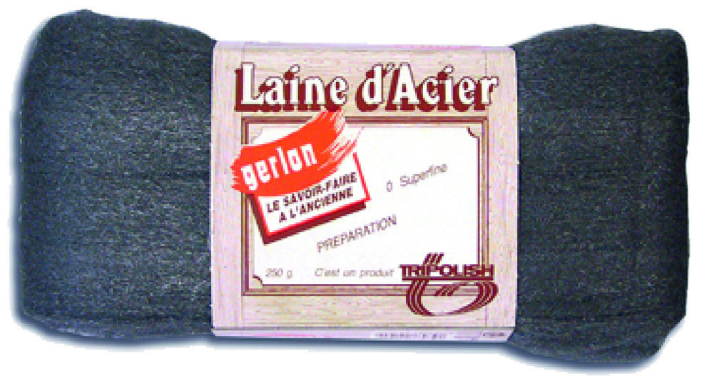 Laine d'acier n°0 préparation 250g