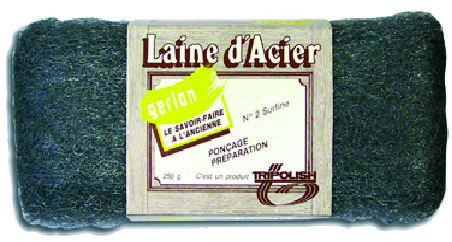 Laine d'acier n°2 ponçage 250g