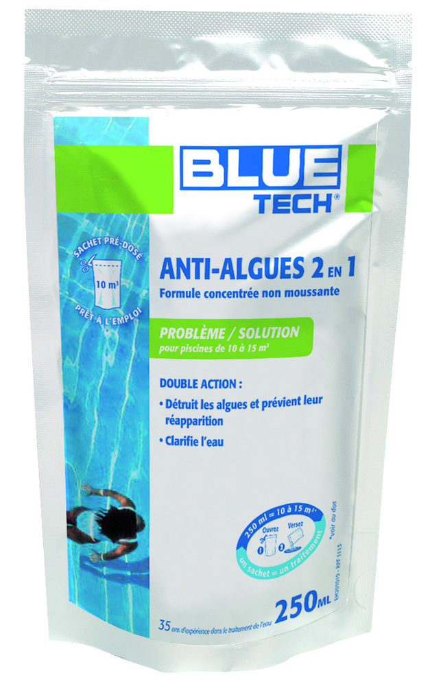 Anti-Algues 2en1 Ultra-Concentrée TP2 250ml