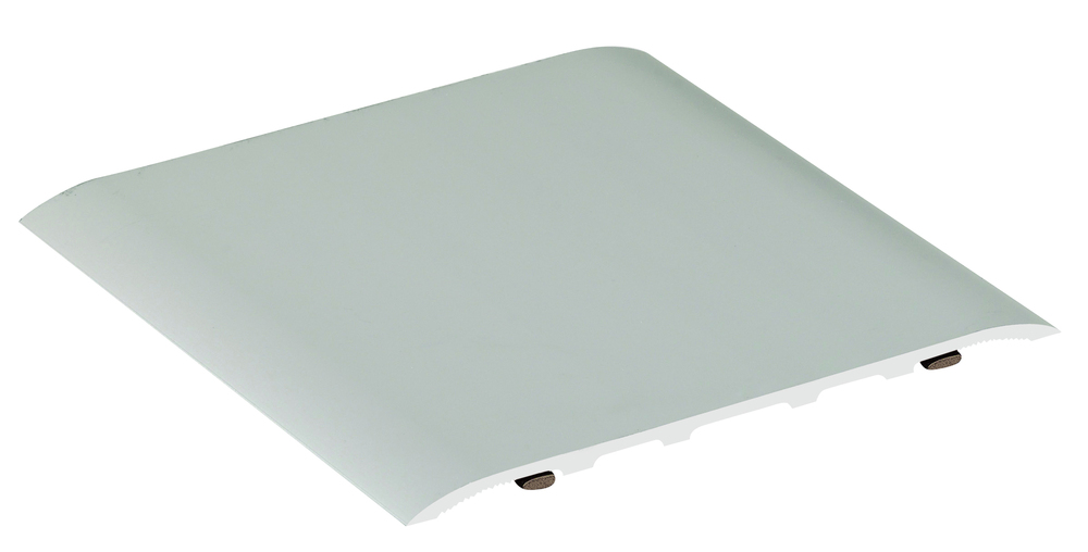 Couvre-Joints de Sol Alu Adhésif Bords Biseautés Incolore 3m
