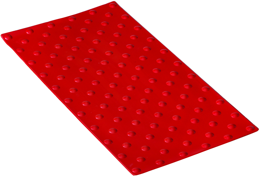 Dalles Podotactiles "Accessdal" Polyuréthane 840x420mm Rouge Ral 3020
