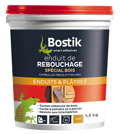 Enduit de rebouchage bois pâte 1.5kg