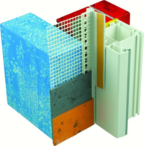 Profilé de protection portes et fenêtres PVC avec fibre 2.6ml