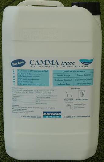 Camma trace 15kg blanc bleuté