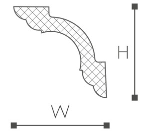 Wallstyl WT5 Corniche 2 m