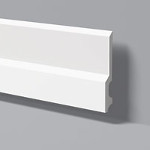 Plinthe Wallstyl FD22 de 2 mètres, à peindre pour une finition murale élégante