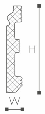 Wallstyl FL1 FLEX Plinthe 2m