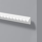 Cimaise Decoflair CO1 en polystyrène de 2 mètres pour l'accrochage de tableaux