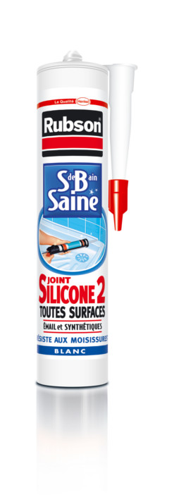 Joint Salle de Bain Saine Silicone 2 Blanc 280ml