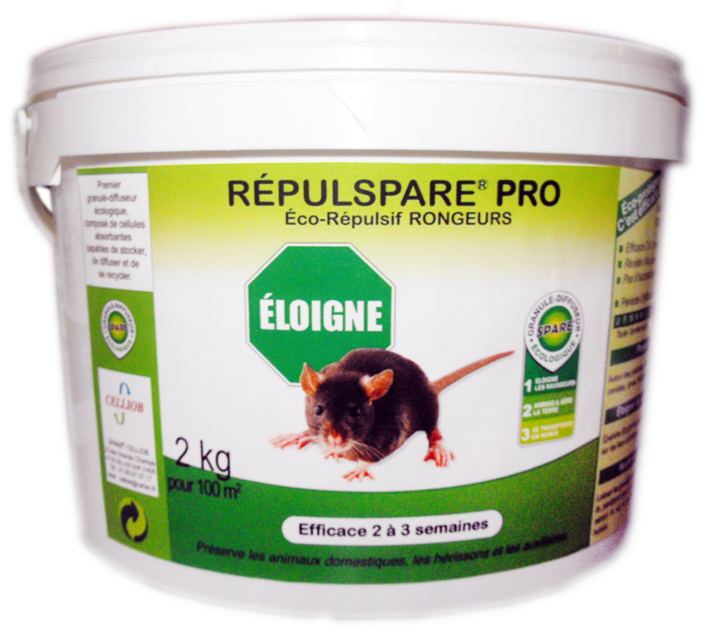 Eco répulsif à rongeur pro 2kg REPULSPARE DOD