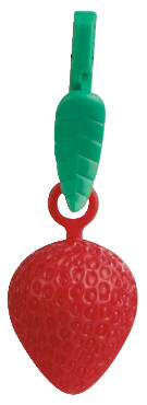 Lest de maintien Fruit fraise, lot de 4 lests