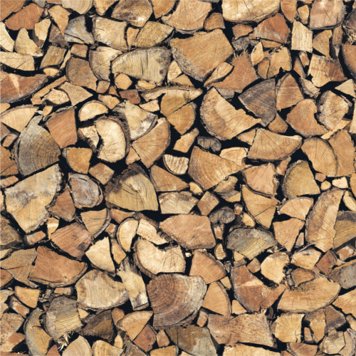 Adhésif décoratif motif bois de cheminée 45 cm x 2 m