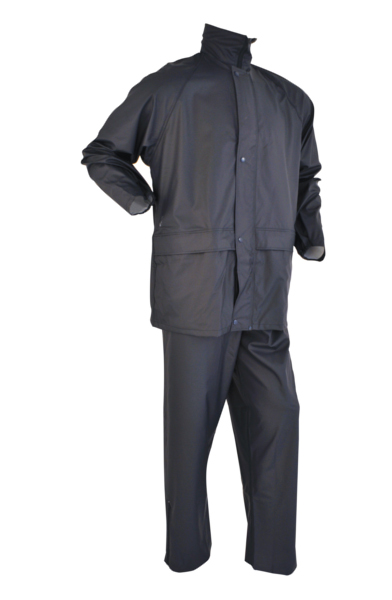 Combinaison de travail bleue pour le lavage, résistante.