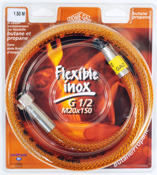 Flexible inox Butane, Propane, GPL 1m