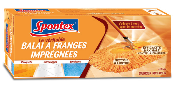 Balai rectangulaire imprégné