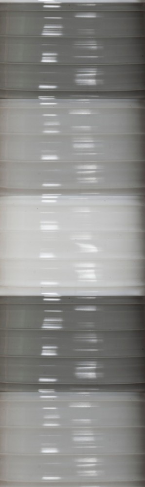 Rideau de Porte Lanières Antilles Gris/Blanc 90 x 220 cm