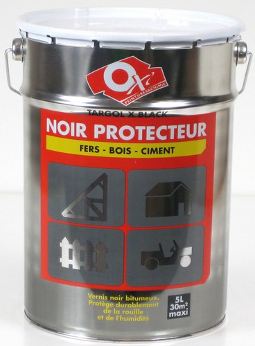 Noir protecteur Targol X Black 5L