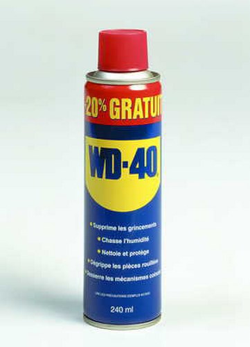 WD-40 200ml + 40ml gratuit, présentoir de 36 aérosols