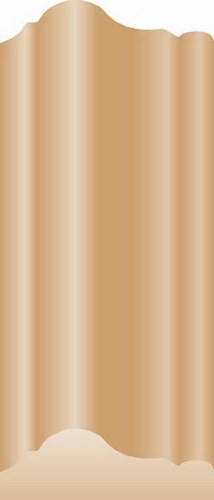Moulure de Décoration Brute M1 2.20 m