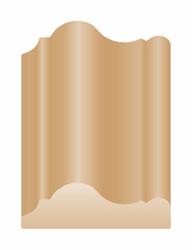 Chambranle Brut PR5 39 x 12 mm 2.20 m
