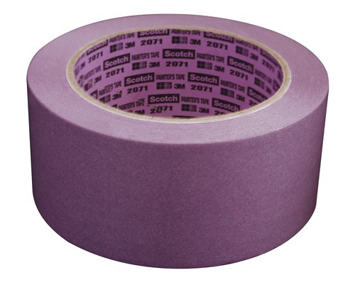 Ruban de masquage adhésif violet 2071 spécial surfaces délicates, 48mm x 50m, pour une protection sans traces.