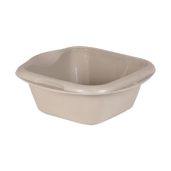 Cuvette bassine carrée moka 8L