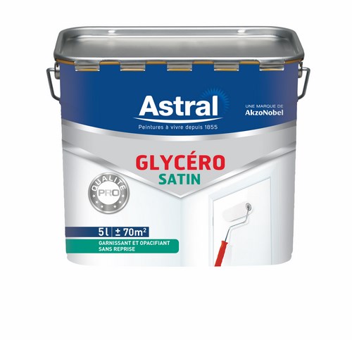 Glycéro satin Qualité Pro blanc base white 5L