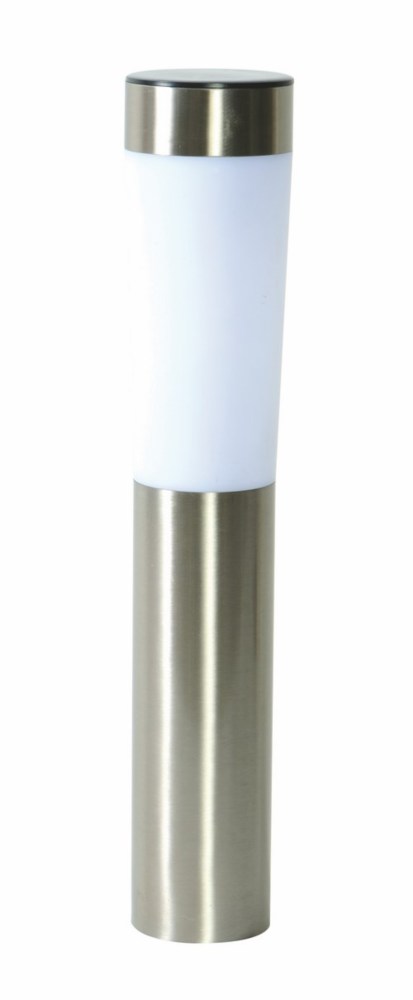 Bornes solaires inox, lot de 4 lampes