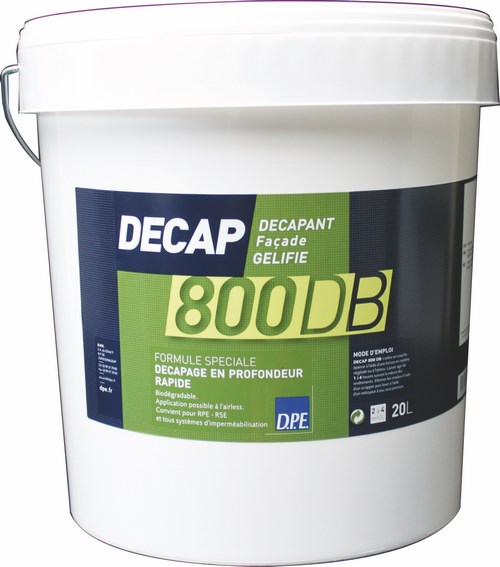 Decap 800 DB - Décapant Façade en Gel Incolore 5L