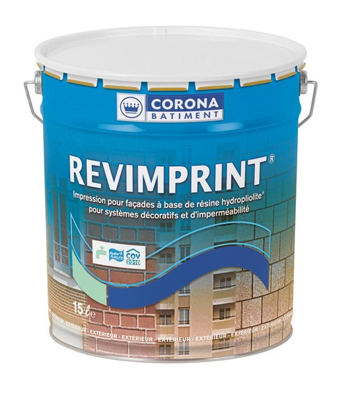 Impression et fixateur Revimprint C10 Blanc 15L pour façades