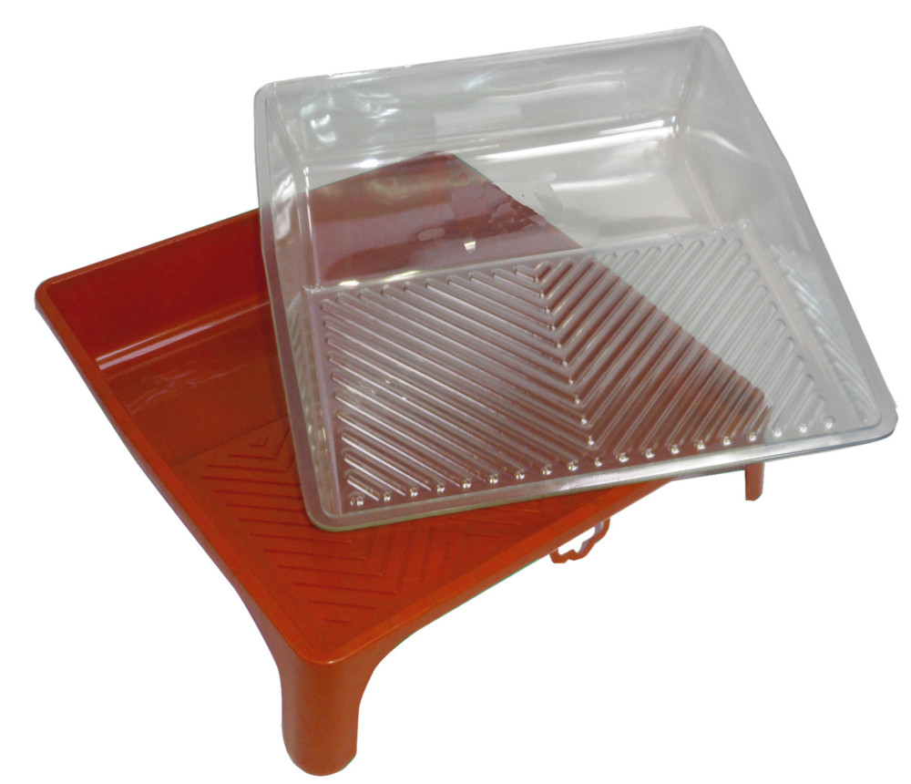 Bac à peinture plat en plastique, 180mm, pour rouleau à peindre