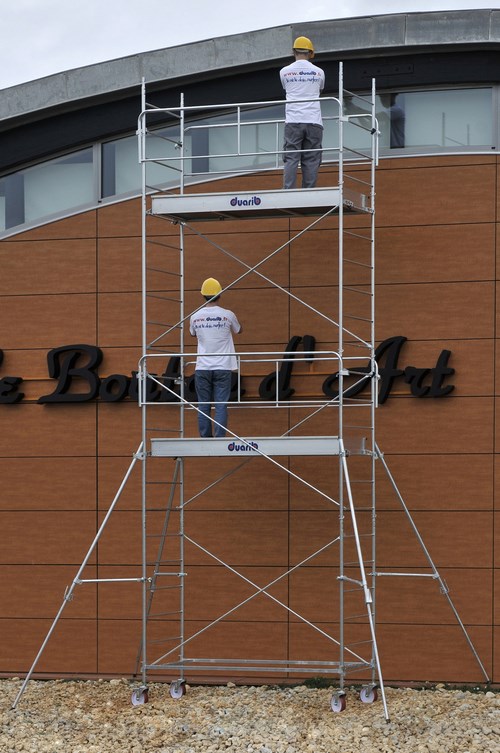 Échafaudage Roulant Acier Altitude AC250 Hauteur Plancher 5.10m