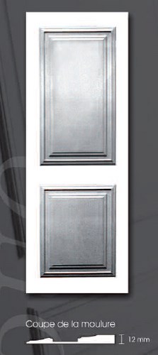 Décoporte modèle Duo, droit pour porte de 63cm