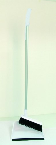 Pelle verticale et balayette avec manche plastique