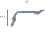 Corniche 147 12.5 cm x 21 cm 2.5 m