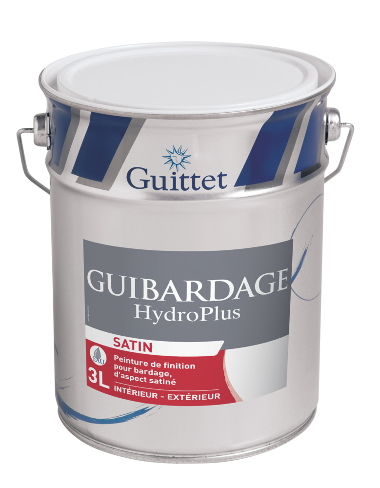 Peinture de finition Guibardage Hydroplus pour traitement et protection des métaux, formule hydrofuge