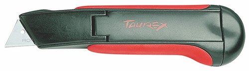Cutter Taurex, outil de découpe professionnel à lame rétractable pour le bâtiment