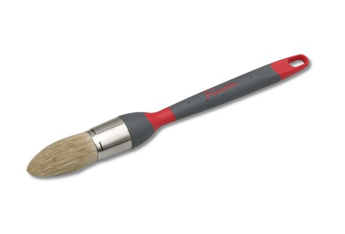 Brosse à Rechampir Pour Peinture Glycéro : Manche Bi-Matière