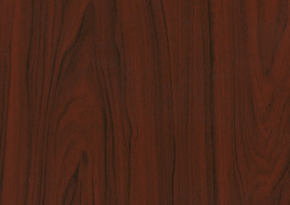 Adhésif bois acajou foncé 90 cm x 15 m pour recouvrir meubles et surfaces, effet bois réaliste.