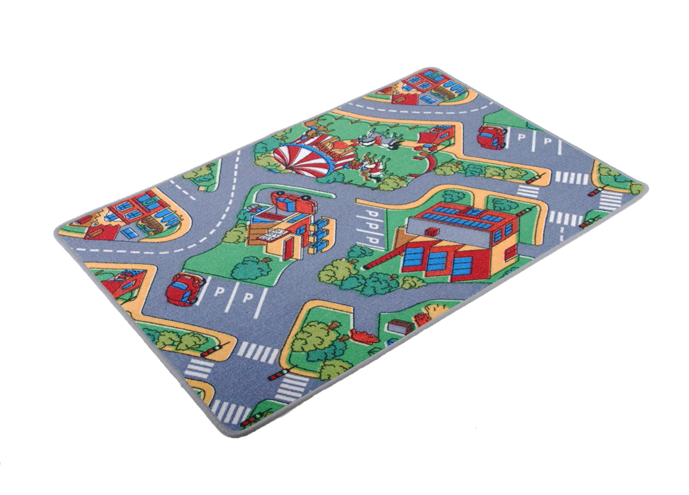 Tapis Circuit de Voitures 80x120cm