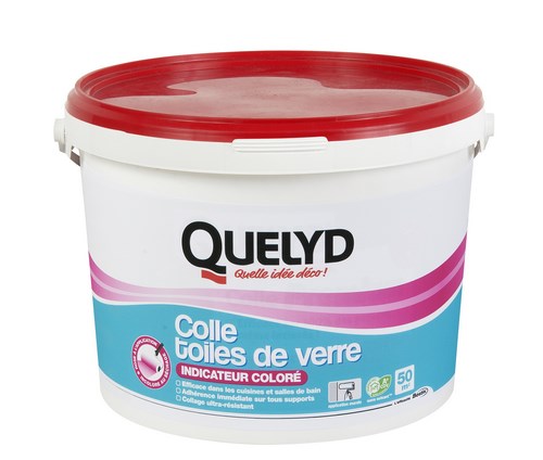 Colle Toiles de Verre Indicateur Coloré Rose 10kg